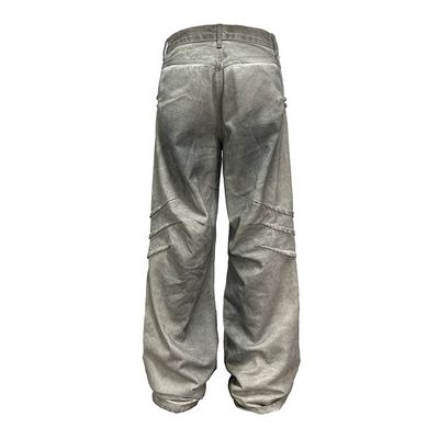 Stretched Distress Washed Jeans