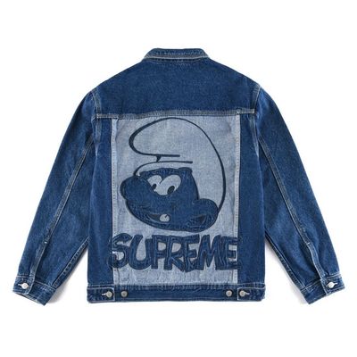 Supreme Smurf Denim Trucker Jacket