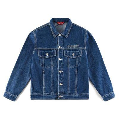 Supreme Smurf Denim Trucker Jacket