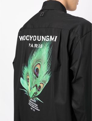 Wooyoungmi Logo Print Cotton Shirt