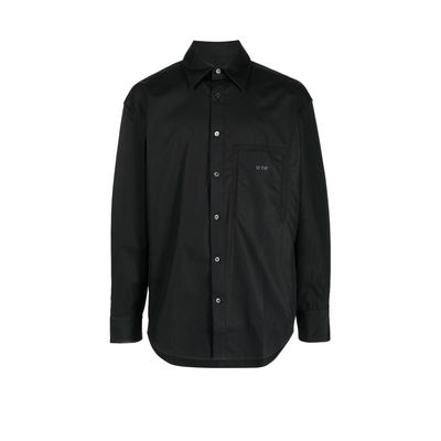 Wooyoungmi Logo Print Cotton Shirt