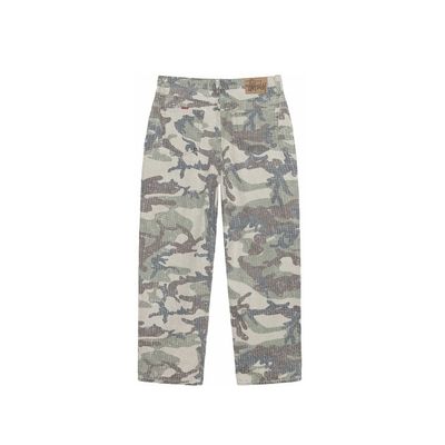 Stussy Big Ol’ Camo Canvas Needle Punch Jeans