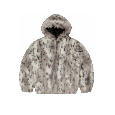 Corteiz Hooded Fur Jacket