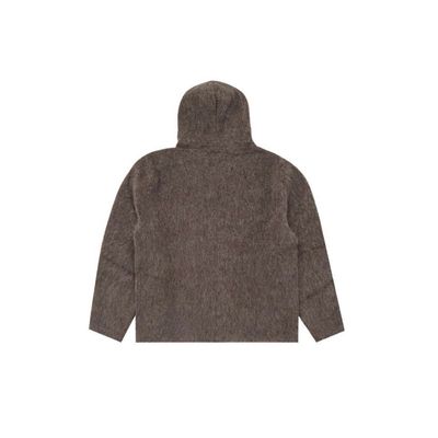 Our Legacy Full Zip Hood ‘Mole Grey Mohair’