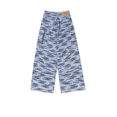 Vetements Stamped Logo Transformer Baggy Jeans