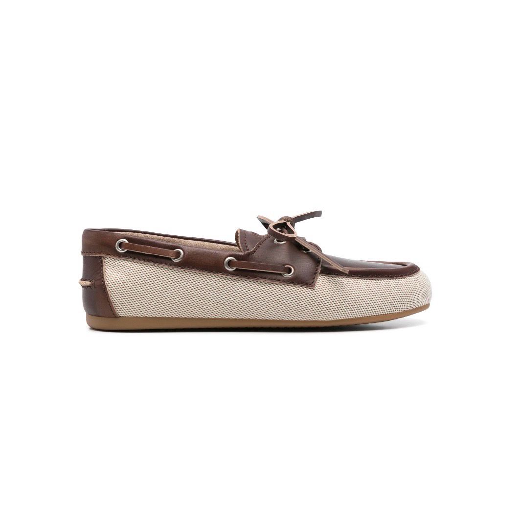 MiuMiu Canvas Loafers