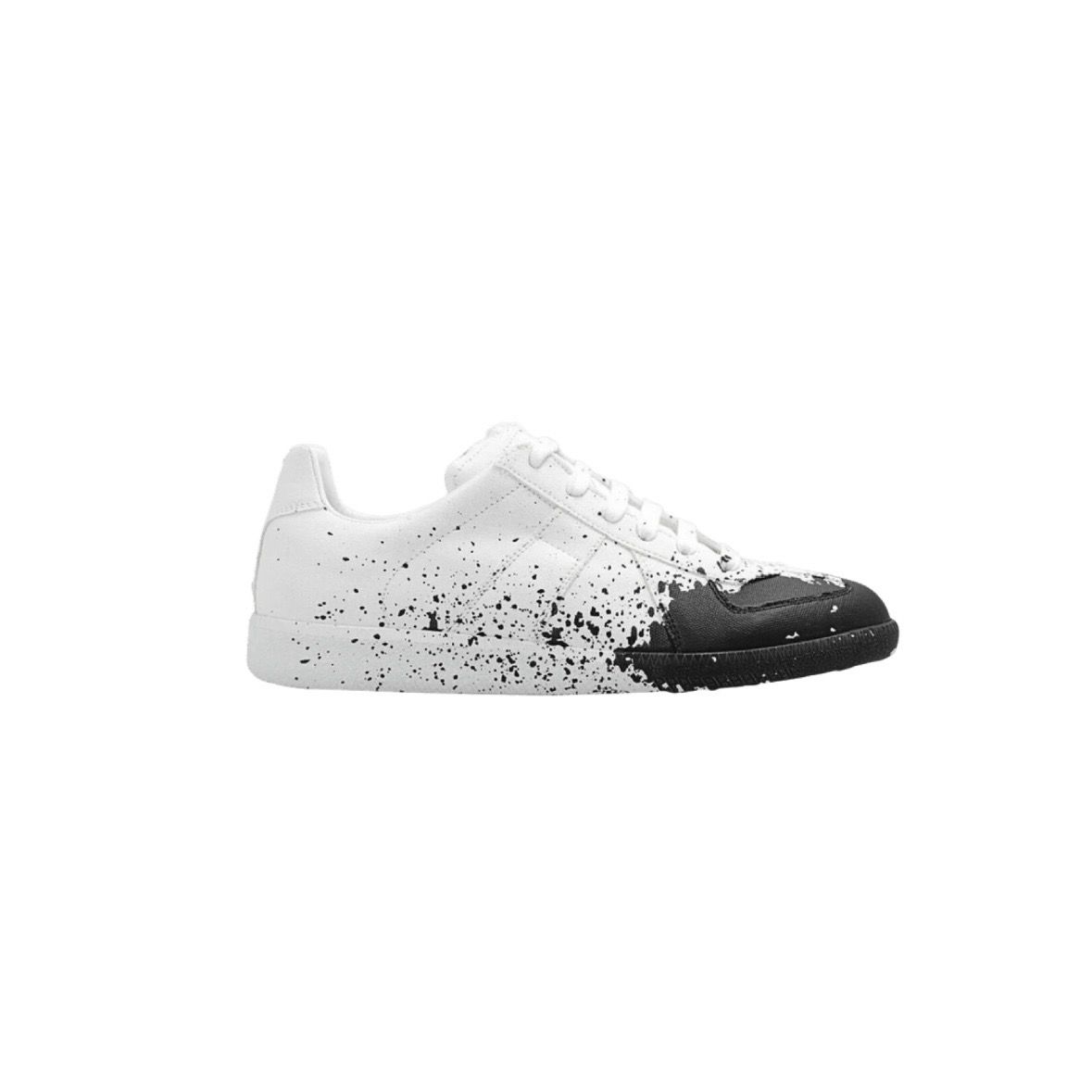 Maison Margiela Low Replica ‘Paint Splatter’- White Black