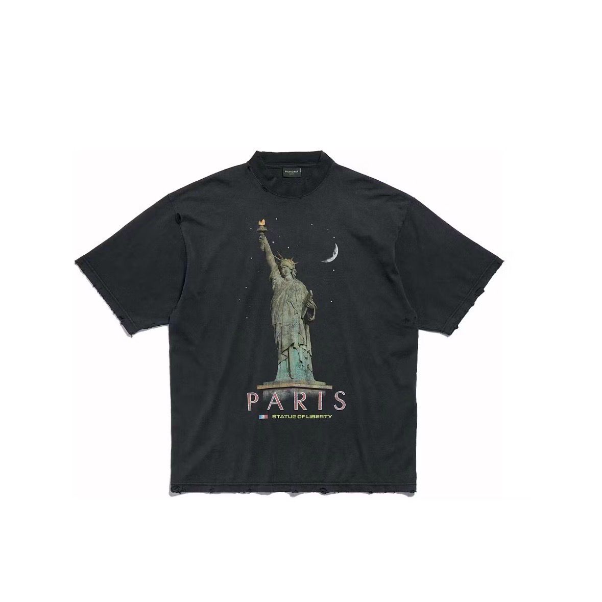 Balenciaga Paris Liberty Medium Fit T Shirt