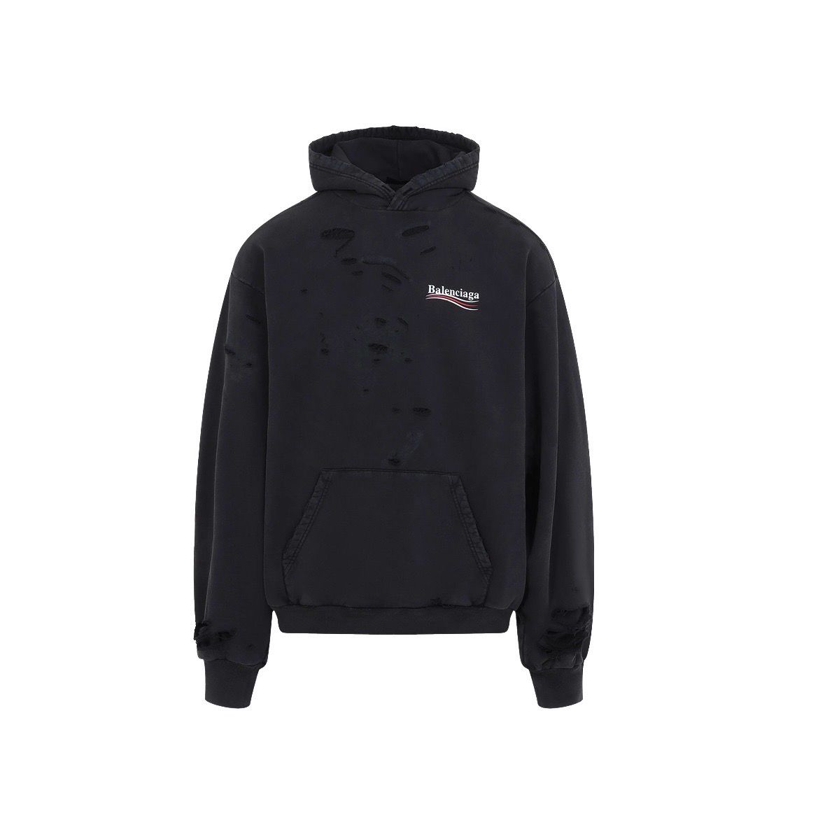 Balenciaga Logo Cotton Hoodie
