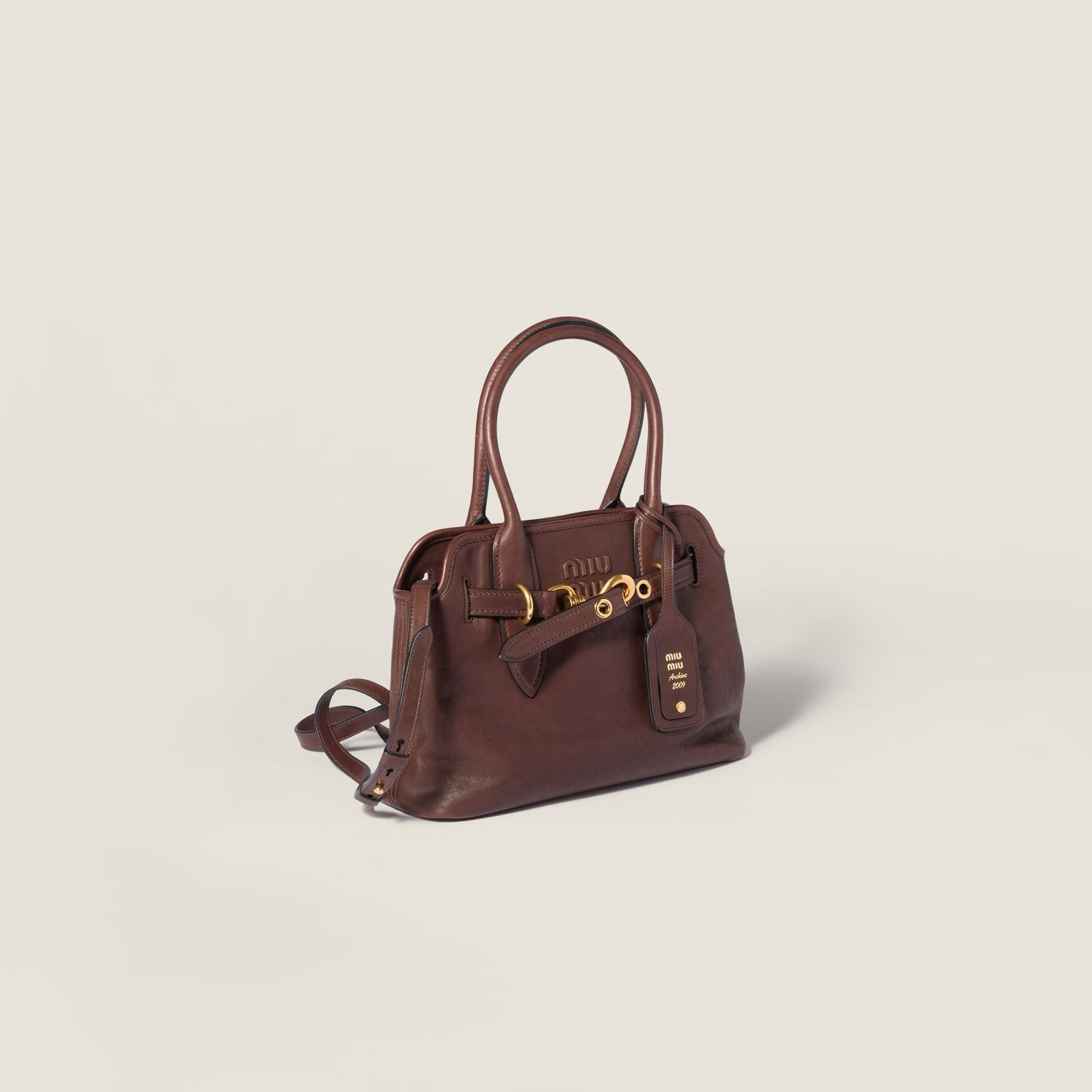 MiuMiu Nappa Leather Adventure Bag