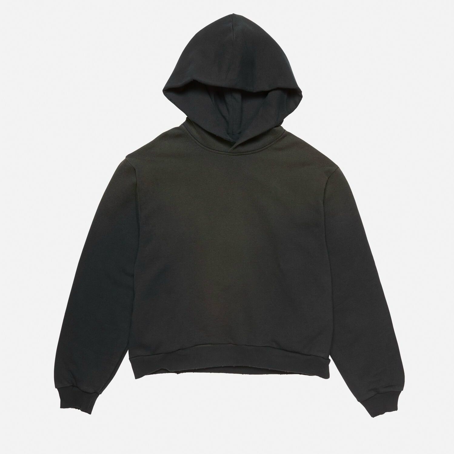 Acne Studios Fleece Logo Hoodie Black