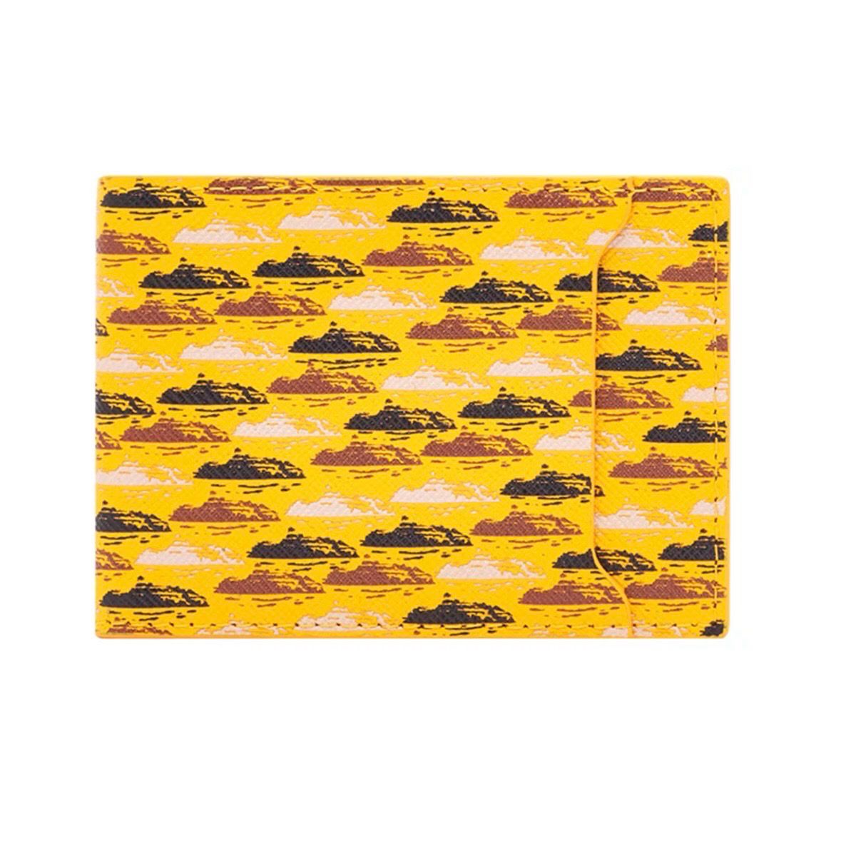 Corteiz Leather Card Holder ‘Yellow’