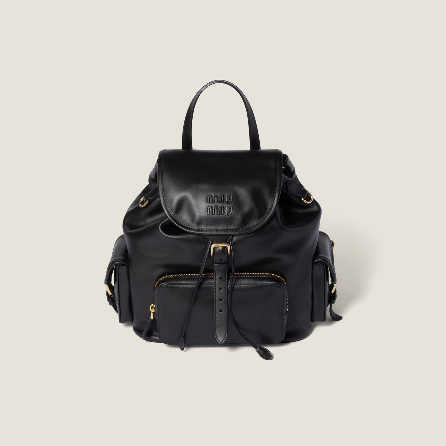 MiuMiu Leather Backpack 