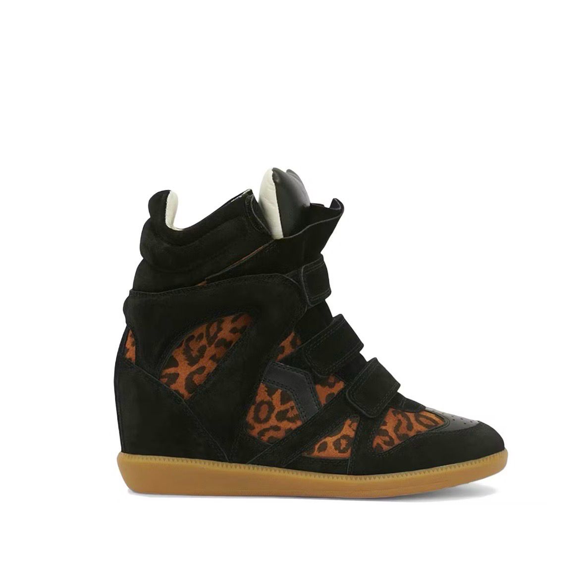 Isabel Marant Bekett Suede Leather Velcro - Leopard