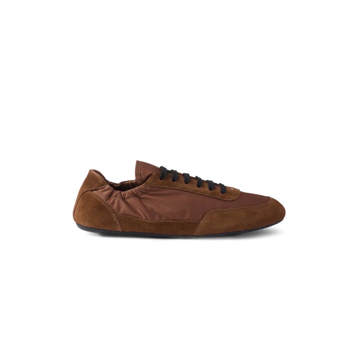 Prada Collapse Re Nylon Suede Sneakers