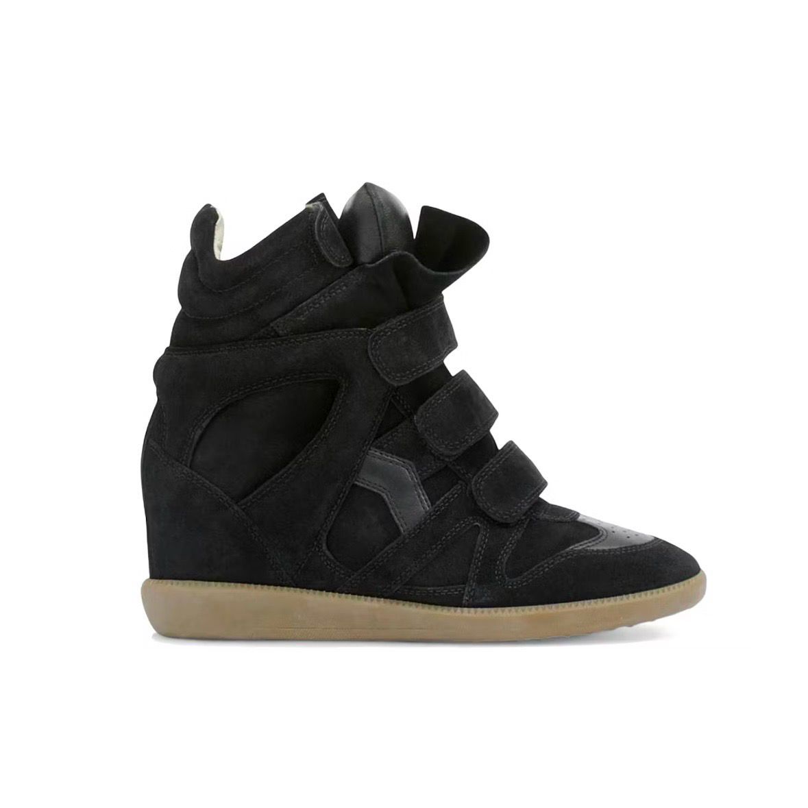 Isabel Marant Bekett Leather Wedge Sneakers