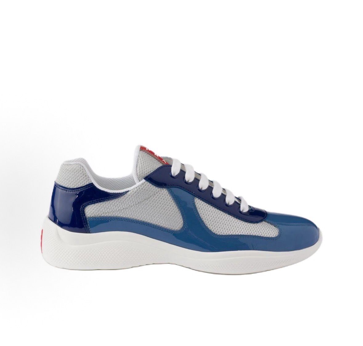 Prada America’s Cup Patent Leather Calfskin Round Toe