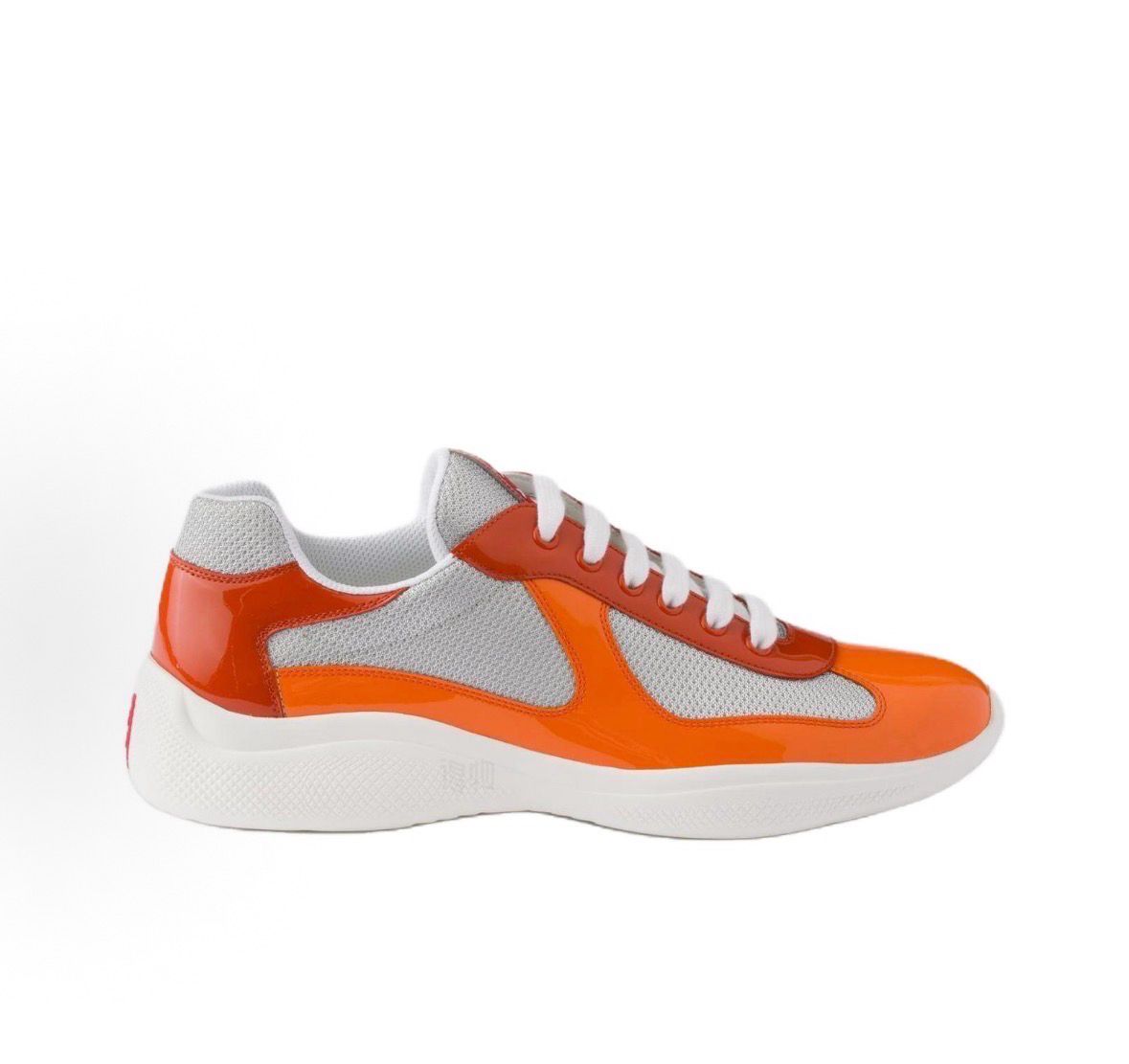 Prada America’s Cup Patent Leather Calfskin Round Toe