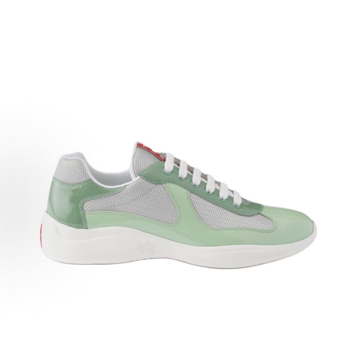 Prada America’s Cup Patent Leather Calfskin Round Toe