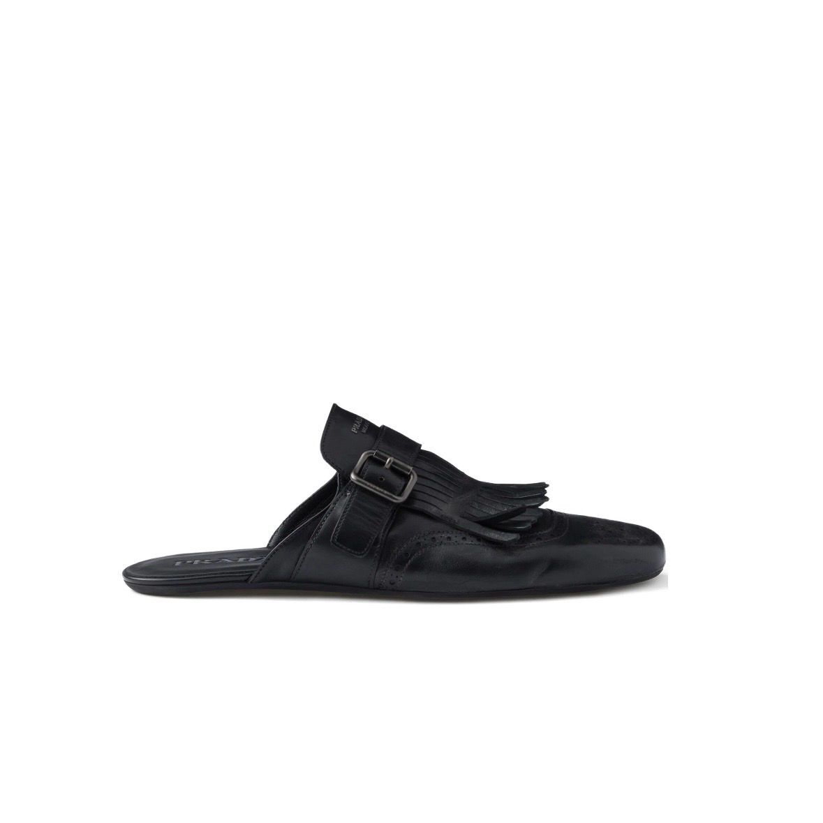 Prada Shuffle Fringed Mules