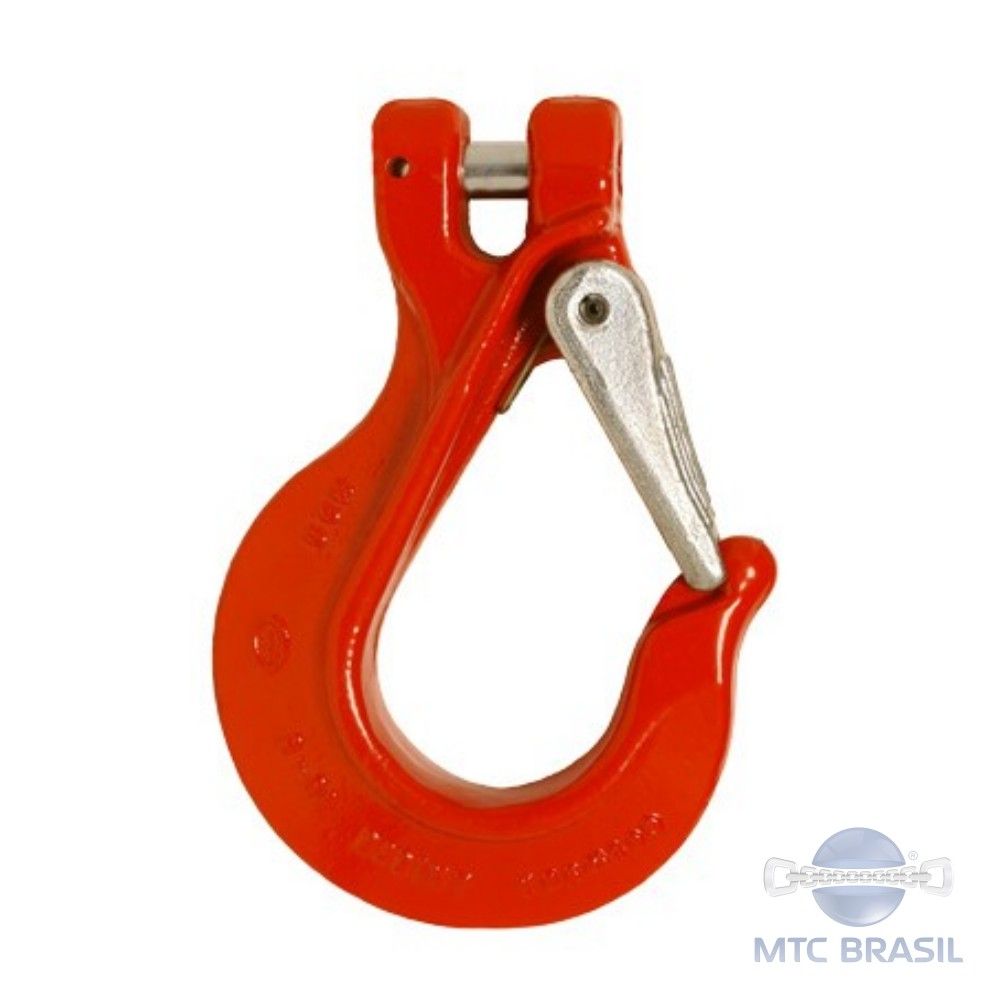 Gancho Clévis 10 mm Grau 8 3,15 Ton com Trava