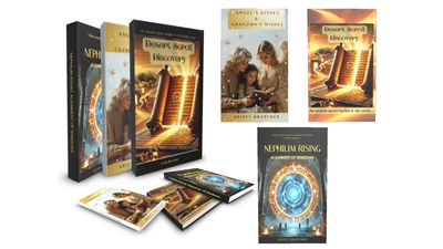 Children&#39;s 3 Book Bundle- Nephilim Rising Alignment of Shadows ~ Book 1 Teen Version, Angel&#39;s Kisses &amp; Grandma&#39;s Wishes, and Desert Scroll Discovery