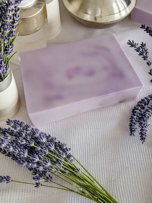 Lavender Rose Handmade Soap Bar with Lanolin - 3.5 oz