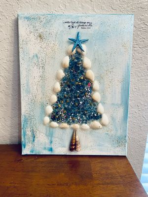 11x14 ~Handcrafted Mixed Media Canvas Glass Resin Art  - Christmas, Fall &amp; Faith Designs