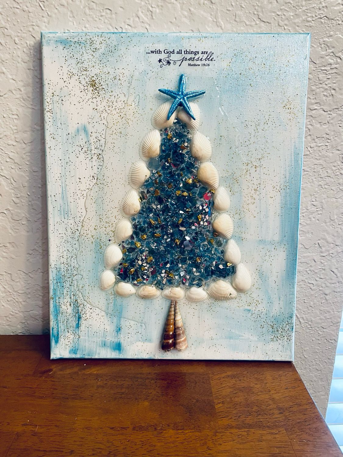 11x14 ~Handcrafted Mixed Media Canvas Glass Resin Art  - Christmas, Fall &amp; Faith Designs ~ BOGO Buy One Get One Free (Only Sale like it THIS YEAR!