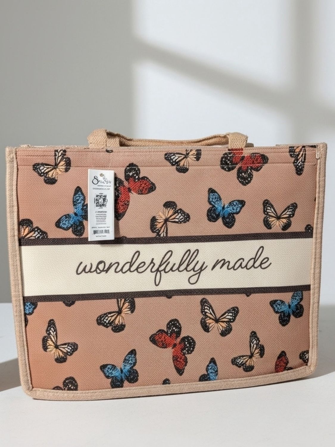 Christian Saying Canvas Tote