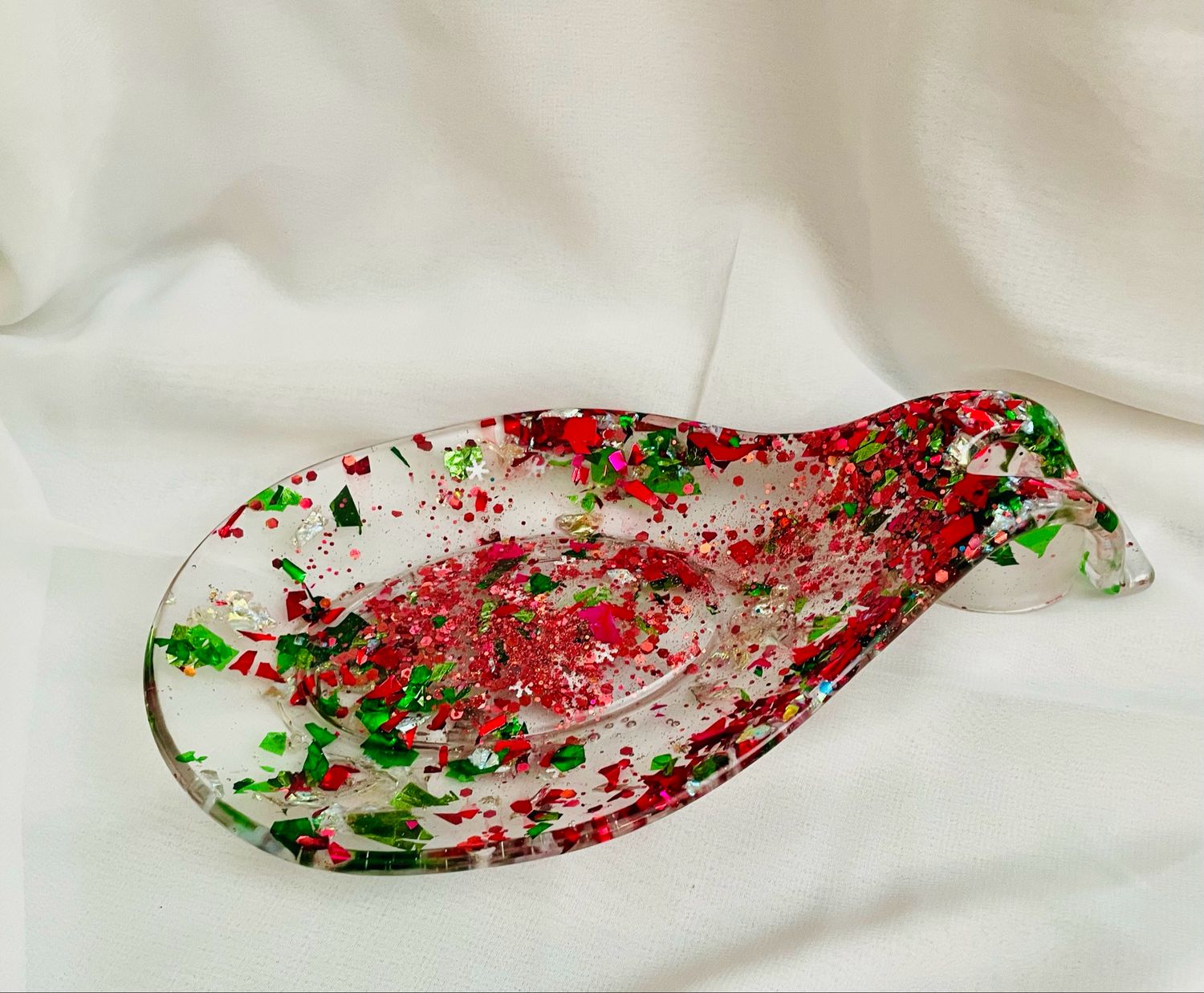 Handcrafted Resin Spoon Rest – Holiday &amp; Floral Designs BOGO Buy One Get one Half Off