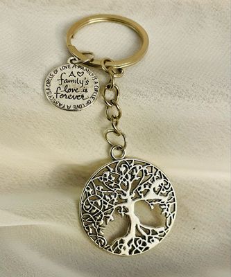 Family Tree of Life Keychain – "A Family's Love Is Forever" ~ BOGO (Buy One Get One FREE) Family Tree of Life Keychain – "A Family's Love Is Forever" ~ BOGO (Buy One Get One FREE)