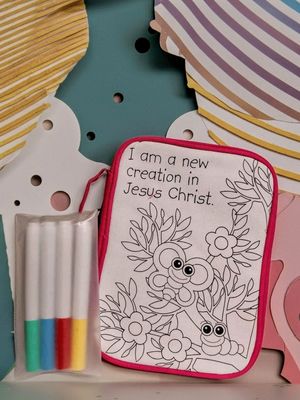 Color Your Own Washable Kids Bible Cover – BOGO BUY ONE GET ONE HALF OFF Color Your Own Washable Kids Bible Cover – BOGO BUY ONE GET ONE HALF OFF