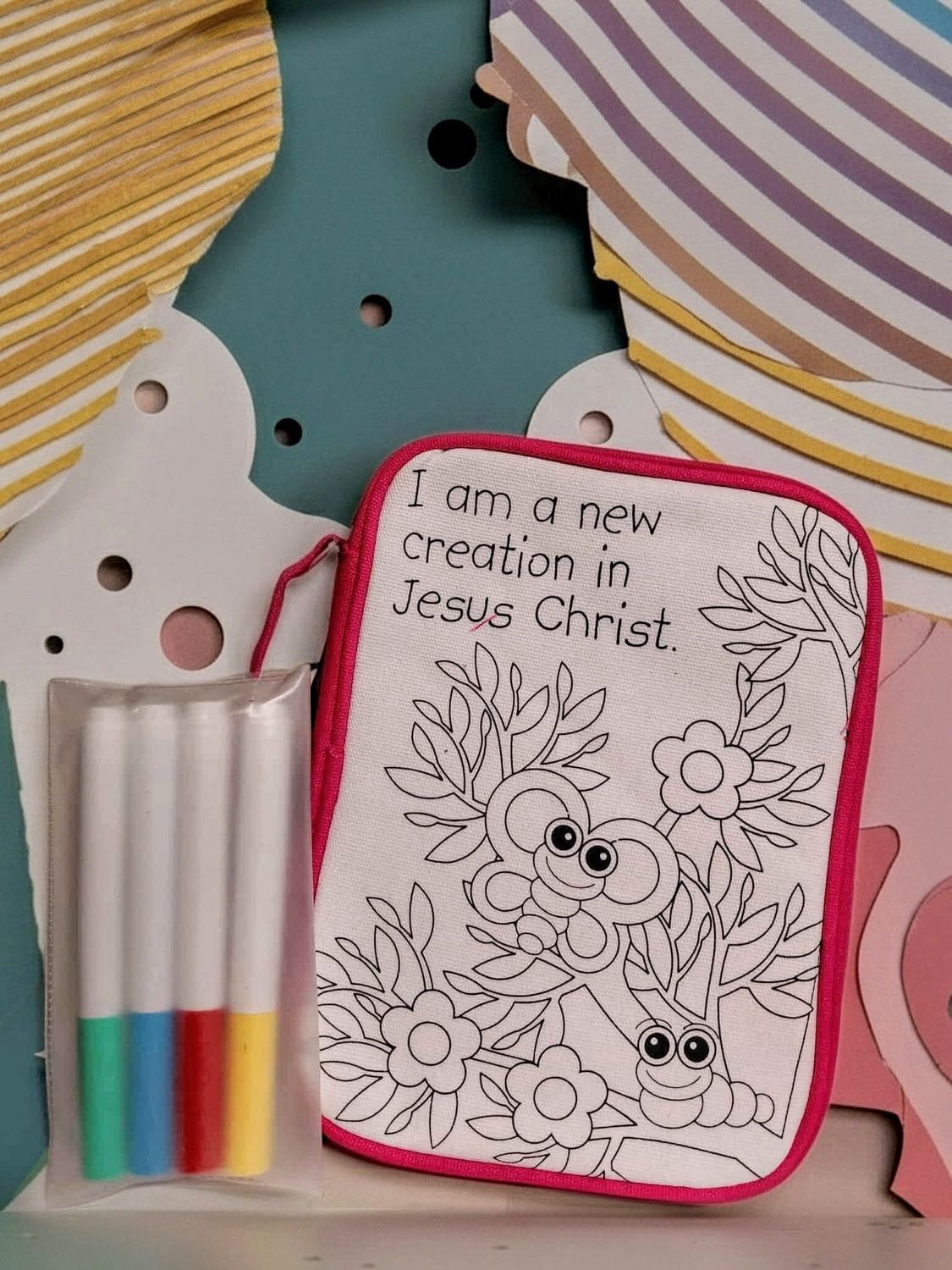 Color Your Own Washable Kids Bible Cover – BOGO BUY ONE GET ONE HALF OFF Color Your Own Washable Kids Bible Cover – BOGO BUY ONE GET ONE HALF OFF