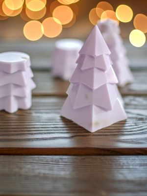 Artisan Christmas Tree Soap -Lavender scent- 2 oz Handcrafted Holiday Sculpture ~BOGO BUY ONE GET ONE FREE Artisan Christmas Tree Soap -Lavender scent- 2 oz Handcrafted Holiday Sculpture ~BOGO BUY ONE GET ONE FREE