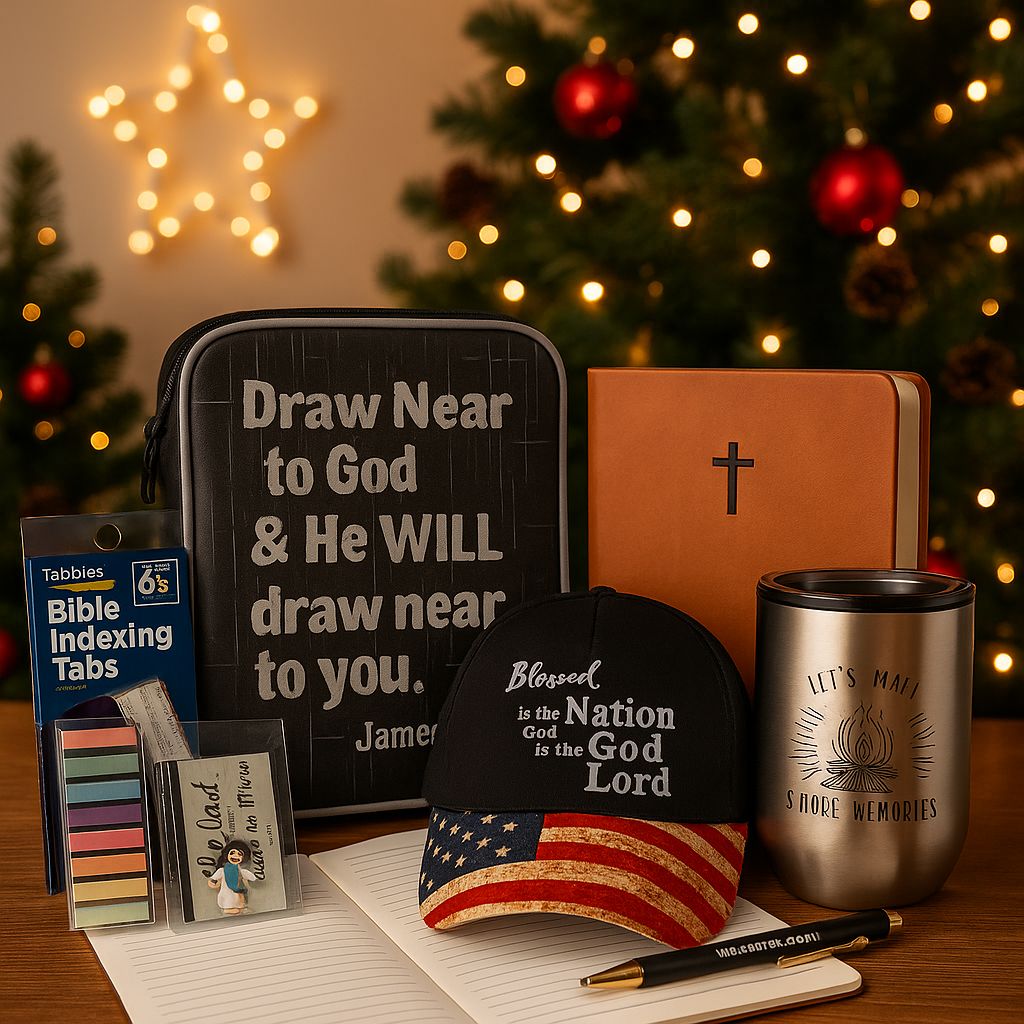Men’s Faith Gift Bundle – Draw Near to God Bible Set BOGO (BUY ONE GET ONE HALF OFF)