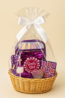 God’s Girl Purple Sequin Bible Cover Gift Set – BOGO buy one get one half off