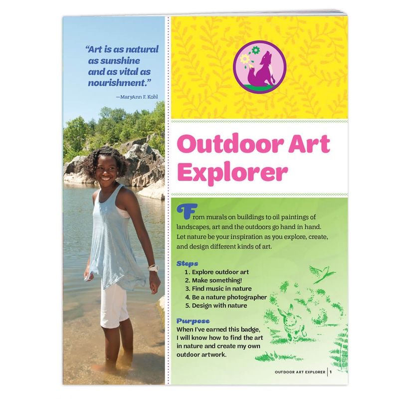 JUNIOR OUTDOOR ART EXPLORER BADGE REQUIREMENT PAMPHLET