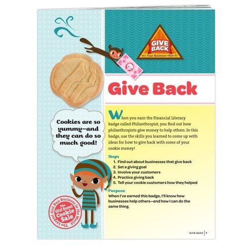 Brownie Give Back Badge Requirement Pamphlet