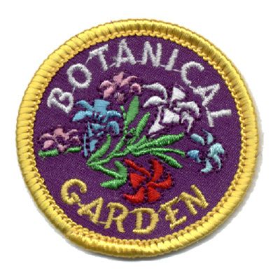 BOTANICAL GARDENS (ROUND W/FLOWERS) SEW ON