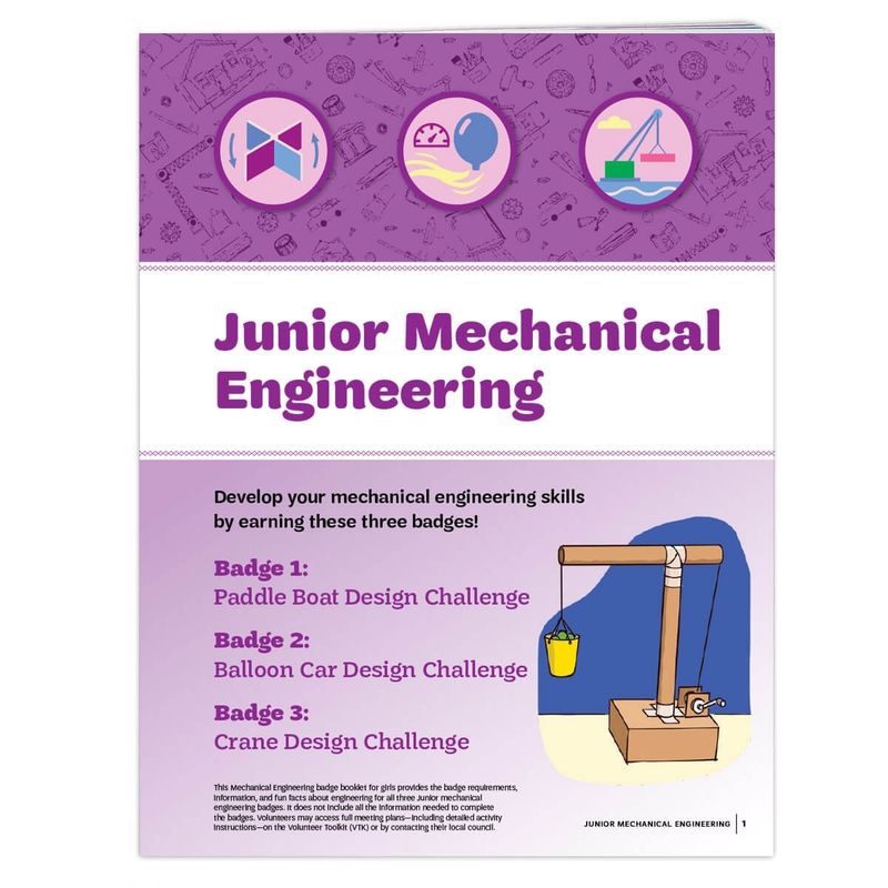Junior Mechanical Engineering Badge Requirement Pamphlet