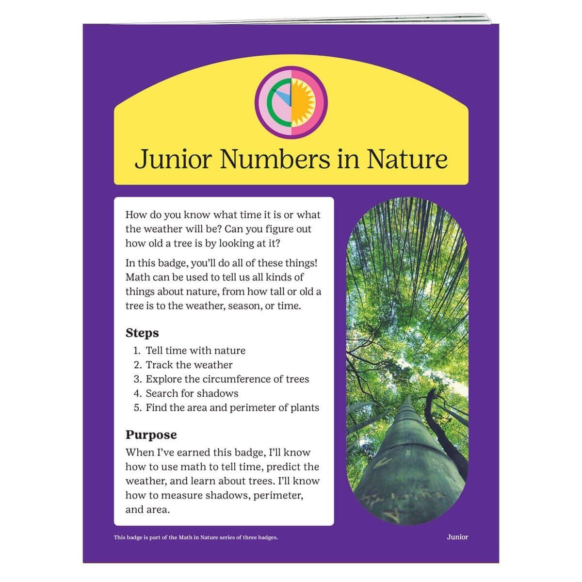 JUNIOR NUMBERS IN NATURE BADGE REQUIREMENTS