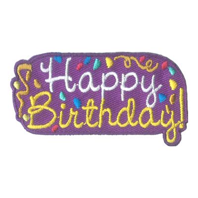 HAPPY BIRTHDAY (confetti)  AFP