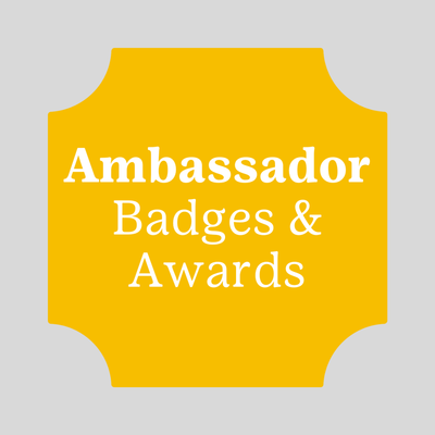 Ambassadors badges and Awards