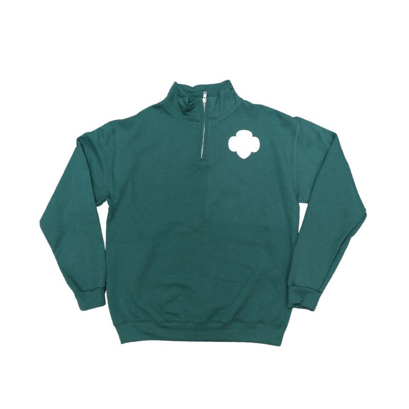 Quarter Zip Trefoil Pullover