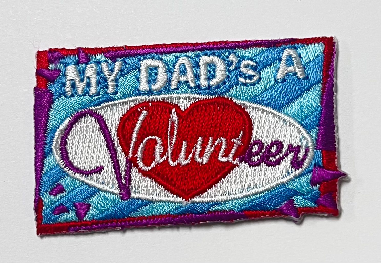 MY DADS A VOLUNTEER (heart)  AFP