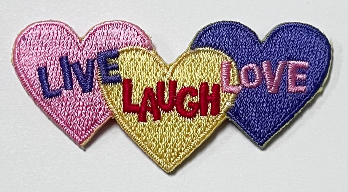 LIVE LAUGH LOVE (3 hearts)  AFP