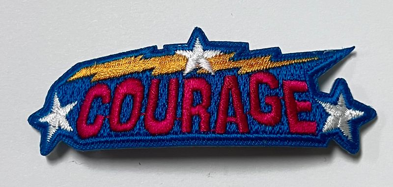 COURAGE (lightening bolt &amp; stars)   AFP