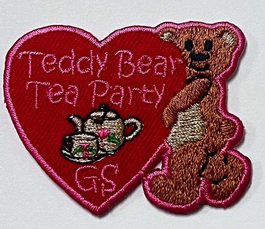 TEDDY BEAR TEA PARTY PATCH