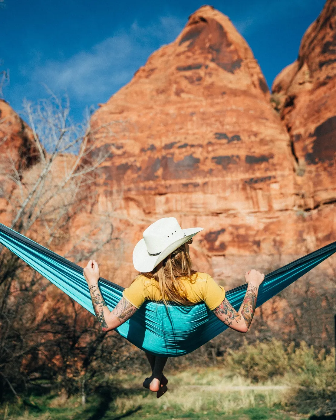Double Hammock &amp; Straps (2pieces)